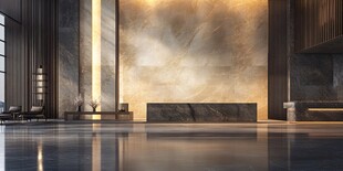 豪华大气的室内接待空间