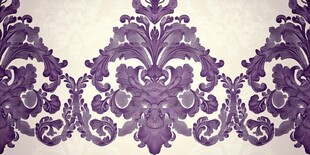 紫色华丽欧式花纹图案