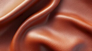 棕色皮革纹理特写