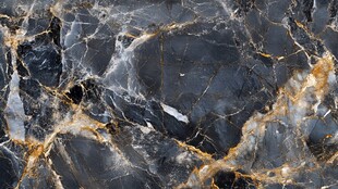 深邃黑金花大理石纹理