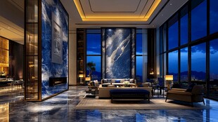 奢华大气现代风客厅空间