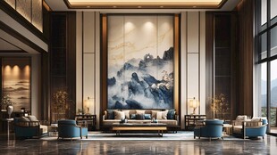 中式奢华客厅的雅致风范