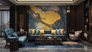 奢华现代风客厅优雅格调