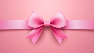 粉色蝴蝶结丝带装饰背景