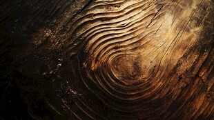 木纹特写 岁月沉淀的纹理