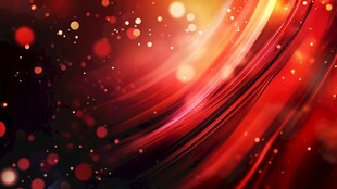 炫彩动感红色光影背景图