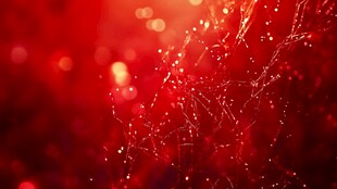 梦幻红色光影背景特效