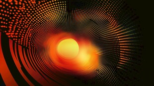 炫彩光感放射抽象背景图