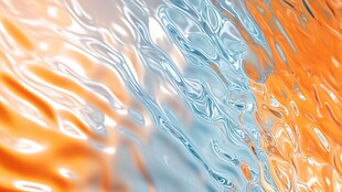 炫彩流动波纹液体纹理