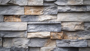 石砌墙面纹理特写