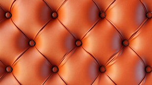 橙色菱格纹皮革纹理