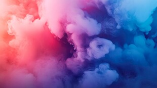 梦幻彩色云雾背景图