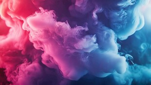 梦幻彩色烟雾艺术画面