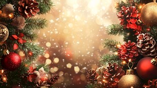 圣诞装饰营造温馨节日氛围