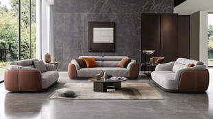 现代简约风客厅沙发组合