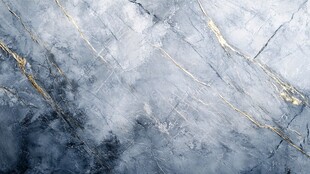 蓝灰大理石纹理特写