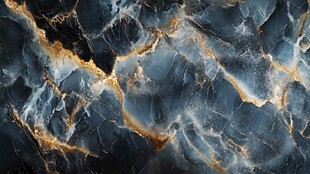 蓝金大理石纹理绝美视觉