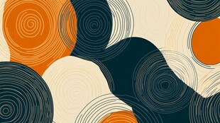 几何波纹图案背景设计