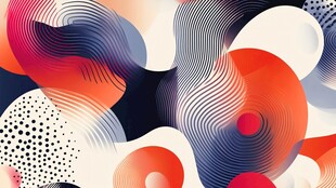 抽象多彩几何图案背景