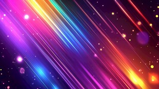 梦幻炫彩光线背景图