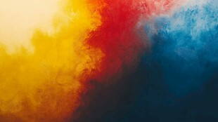 绚丽多彩抽象烟雾背景图