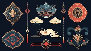 中式传统吉祥图案集合