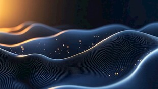 科技感波纹光影背景图