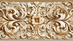 精美欧式雕花墙面装饰