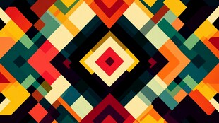 多彩几何图案背景