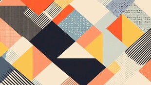 几何图案抽象艺术背景图