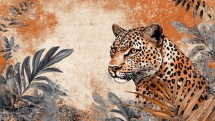 豹行丛林间 野性之美