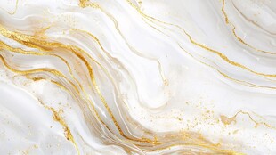 白色鎏金大理石纹理背景