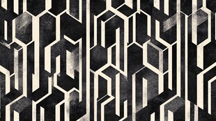 黑白几何图案纹理背景