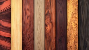 多样木纹板材展示