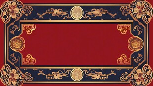 中式古典边框图案设计