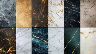 多样精美大理石纹理集合