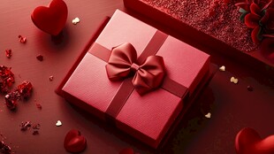 红色浪漫礼盒 爱意满满