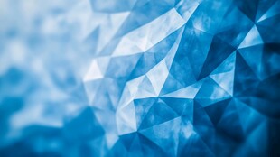 蓝色多边形几何抽象背景