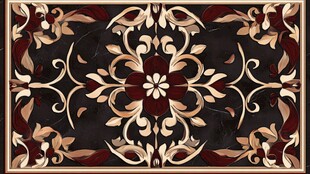 精美古典花纹拼花图案