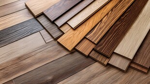 多样木纹地板展示