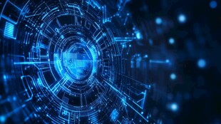 科技感数字界面未来场景