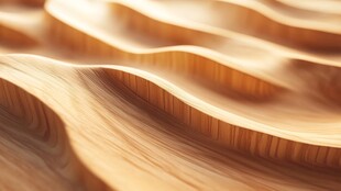 木质波浪纹理精美图案