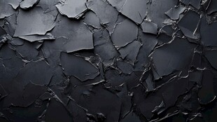 黑色裂纹质感墙面纹理