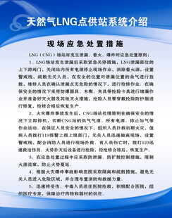 天然气供站制度牌