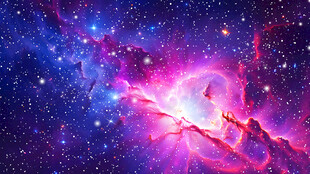 美丽梦幻星空背景