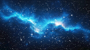 蓝色星空吊顶软膜天花