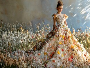 花漾礼服的梦幻田园秀