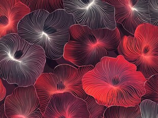 炫彩花朵图案背景设计