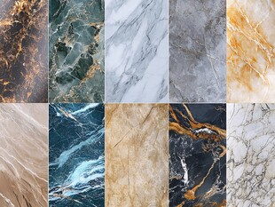 多样大理石纹理精美展示
