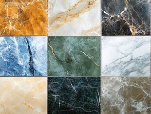 多样大理石纹理展示